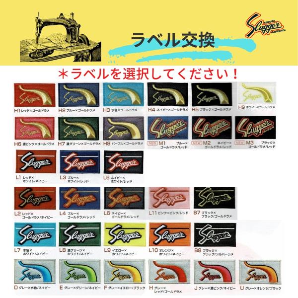 久保田スラッガー（KUBOTA SLUGGER） ラベル交換 その1 持ち込み可