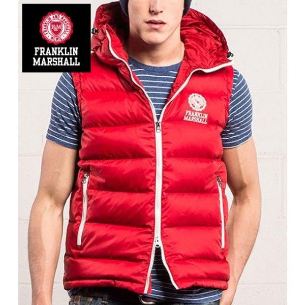 フランクリンマーシャル Franklin Marshall メンズ ダウンベスト レッド Buyee 日本代购平台 产品购物网站大全 Buyee一站式代购 Bot Online