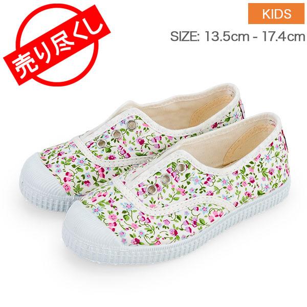 シエンタ Cienta 子供靴 キッズスニーカー キッズシューズ キャンバス デッキシューズ 花柄 13 5 17 4cm スニーカー 靴 シューズ キッズ Cnt 96 Gulliveronlineshopping Yahoo 店 通販 Yahoo ショッピング