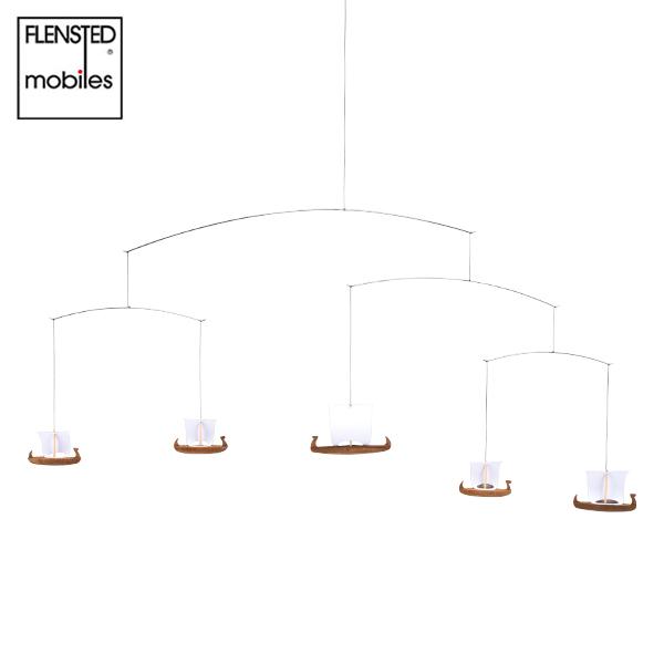 FLENSTED mobiles フレンステッド モビール 船 吊るし飾り ベビーモビール 北欧 デンマーク製 赤ちゃん オーナメント 雑貨 子ども部屋 天井飾り