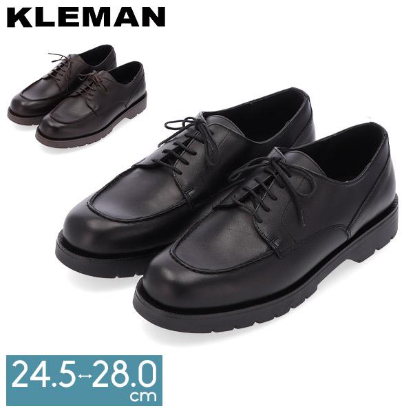 美品　クレマン　UチップレザーシューズPADRE ブラック43 KLEMAN 【並行輸入品】 クレマン Kleman チロリアン レザー