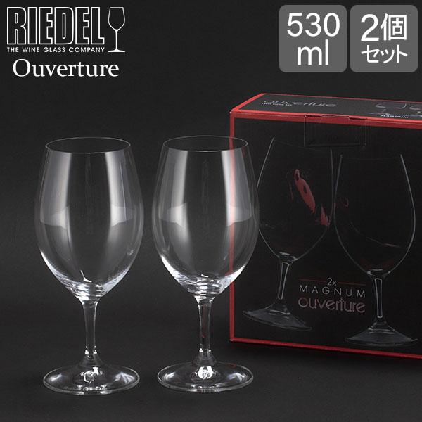 【並行輸入品】 リーデル RIEDEL オヴァチュア マグナム ワイングラス 2個組 クリア透明 Ouverture Magnum 6408 90