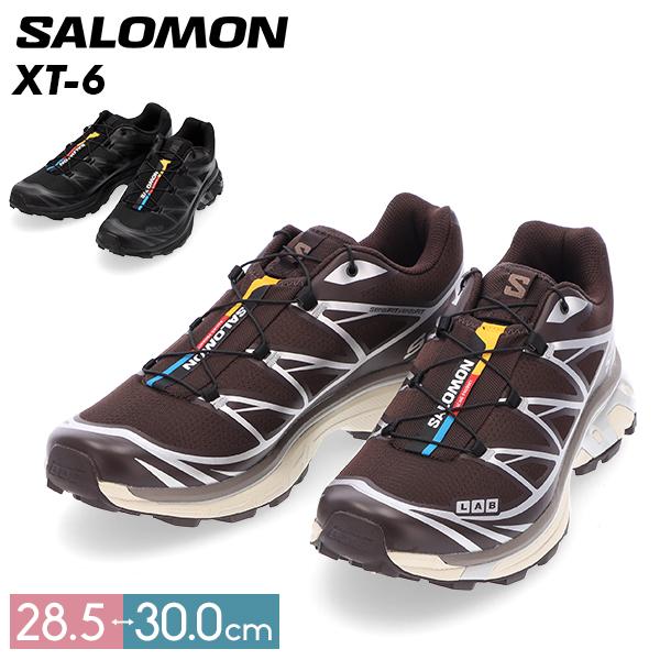 美品 Salomon XT-6 スニーカー ローカット ブラック 23cm XT-6(23.0cm Black×Black×Phantom): Salomon