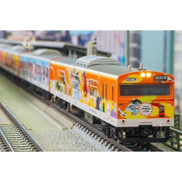 JR103系「OSAKA POWER LOOP」8両編成セット（動力付き）訳アリ グリーンマックス 50812 JR103系「OSAKA POWER LOOP」8両編成セット