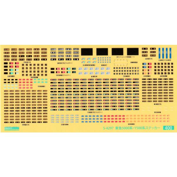 グリーンマックス 東急5080系タイプ +CPステッカー クロスポイント 18709 東急電鉄3000系／3020系／5080系対応 行先