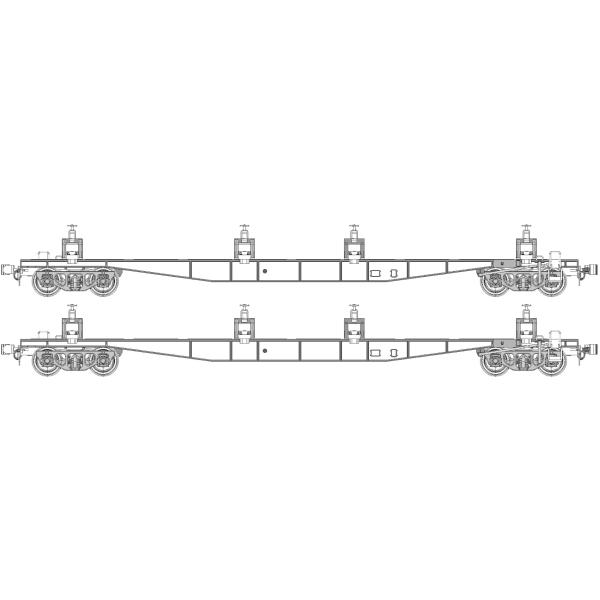 15％OFF】トラムウェイ チキ5500ロングレール積載具付増結2両