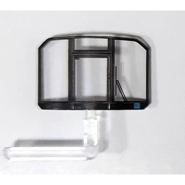 グリーンマックス 近鉄9820/9020系 前面ガラス(相直マーク付き) 1枚