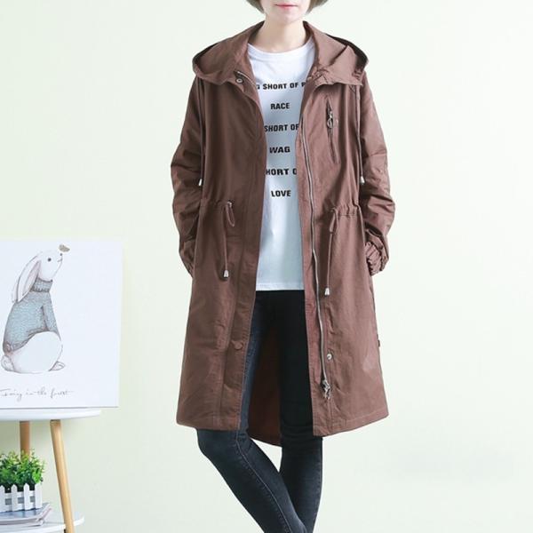 モッズコート Aライン 大きいサイズ ロングコート フード付き 体型カバー 羽織り 秋 春 アウター スプリングコート レディース Buyee Buyee Japanese Proxy Service Buy From Japan Bot Online