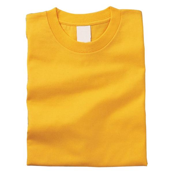 カラーTシャツ J 165デイジー イエロー サイズ150 ハッピ 衣装 運動会 発表会 イベント