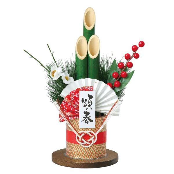 青竹ミニ門松 H26cm お正月 季節商品 : 美容コスメ雑貨 コネクト