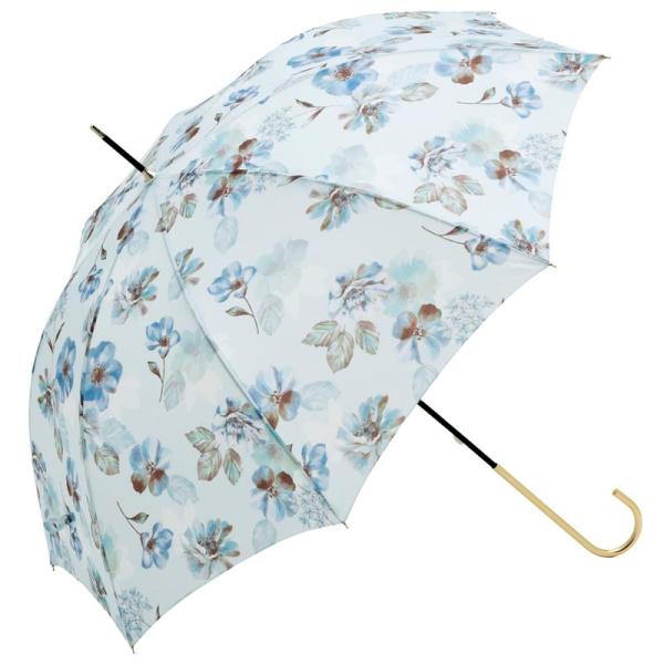 ヴェルサーチ 長傘 レディース 水色 ゴールド ブルー ゴージャス ブランド