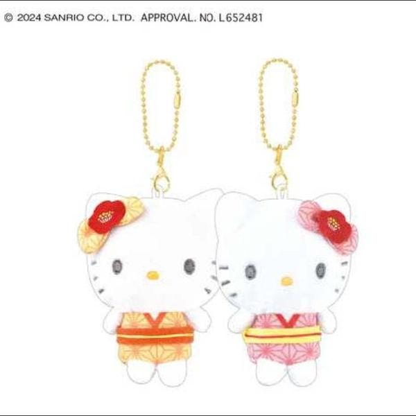 sanrio サンリオ ニコヌイキーホルダー ハローキティ ミミィ