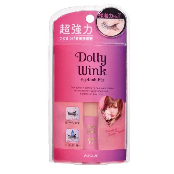益若つばさ ドーリーウィンク アイラッシュフィックス スーパーハード 超強力 透明 クリア ウォータープルーフ 細筆タイプ つけまつげ接着剤 つけまのり アイラッシュ グルー ラッシュグルーKOJI コージー本舗 コージー■メーカー・ブラン...