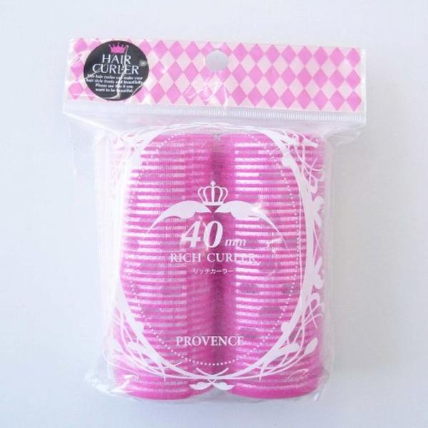 リッチカーラー40mm 2個入 カーラー マジックカーラー ホットカーラー 髪 前髪カーラー前髪 カーラー ヘア カーラー おすすめ 巻き髪■メーカー・ブランド名：粧美堂 SHOBIDO SHO-BI■個装サイズ：17.1×12.7×5cm...