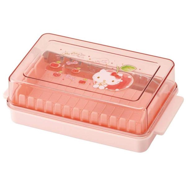 スケーター バターケース バター容器 バターカッター ガイド付 ハローキティ ハピネスガール サンリオ BTG1 16 9 5 h5 1cmキティキッチン用品■メーカー・ブランド名：スケーター■個装サイズ：16×9.5×5.1cm■型番：5...