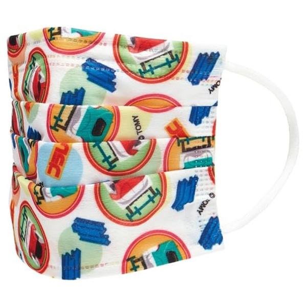 他サイト： スケーター 不織布子供マスク プラレール 7枚入 MSKP3N 約145 90mm 4歳以上 プリーツマスク 99 カット 3層構造 花粉 ホコリ 風邪対策 幼稚園 保育園 通園 男の…の商品画像