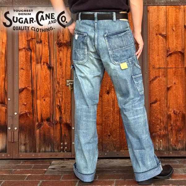 SUGAR CANE デニムペインターパンツ　Made in USA SUGAR CANE シュガーケーン【SC42495】【11oz. BLUE DENIM WORK