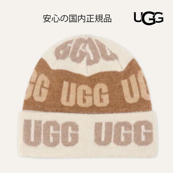 本日発送‼️UGG 3D GRAPHIC LOGO BEANIE ニット帽 ugg 国内正規商品 】 UGG Graphic Logo Beanie アグ グラフィック ロゴ