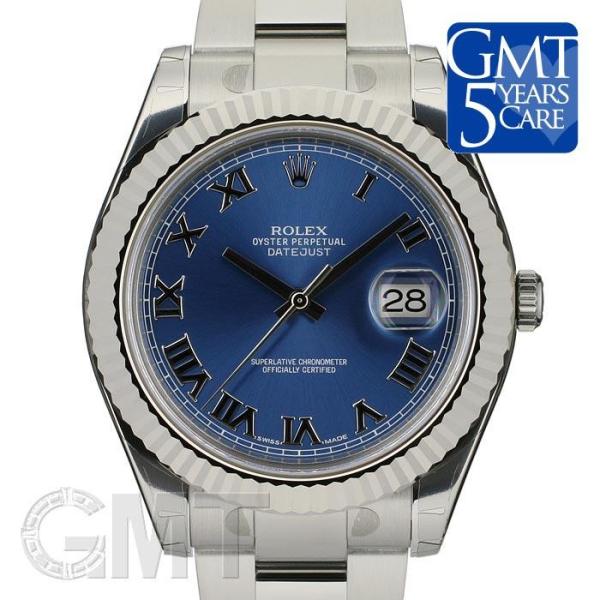 デイトジャスト ロレックス II Ref.116334 ブルー ローマ ROLEX DATE