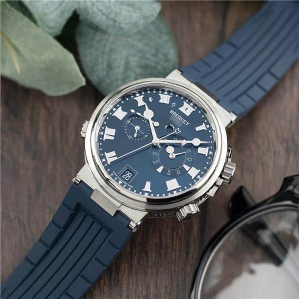ブレゲ（BREGUET） マリーン アラーム ミュージカル 5547TI/Y1/5ZU 