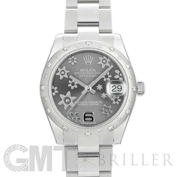 ♡ あさ ♡ ROLEX ロレックス デイトジャスト31 178344 グレーフラワー 中古