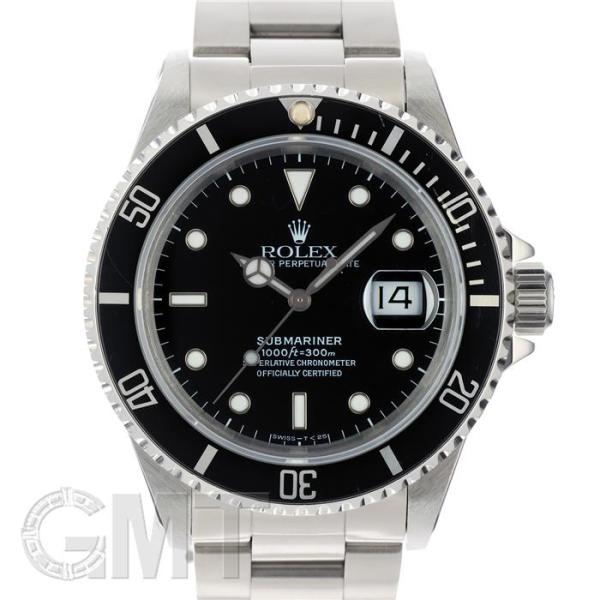 サブマリーナー ロレックス デイト 16610 保証書1994年 X番 ROLEX 中古