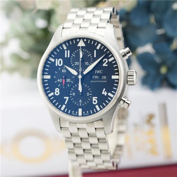 IWC パイロットウォッチ クロノグラフ IW377709 AT自動巻き IWC パイロットウォッチ クロノグラフ IW377709 ブレスレット仕様 付属