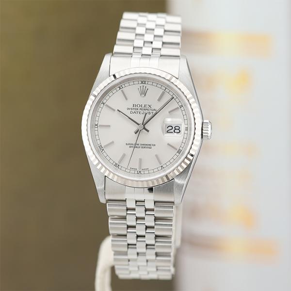 ROLEX（ロレックス） デイトジャスト 16234 シルバー 保証書2002年