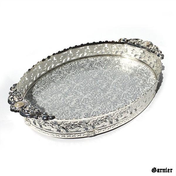 アンティーク調 ギャラリートレー プレート オーバル シルバー 展示 収納 ディスプレイ アクセサリー ジュエリー エレガント 豪華 バロック調 ロココ調 装飾 Buyee Buyee Japanese Proxy Service Buy From Japan Bot Online