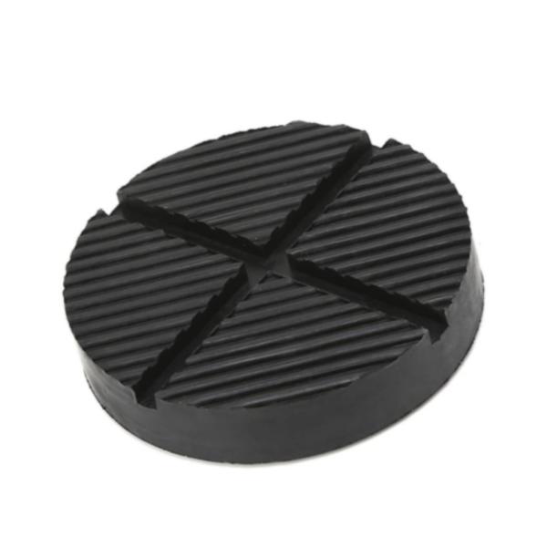 高品質のヘビーデューティー構造のゴム素材。高品質ゴムに特別な繊維入り超硬質ラバーです。被せるだけの簡単装着で、ジャッキスタンドを乗せるだけで、お手持ちの車ジャッキが幅広くご使用できます。直径 ：12.5cm重さ：220g個数：1個