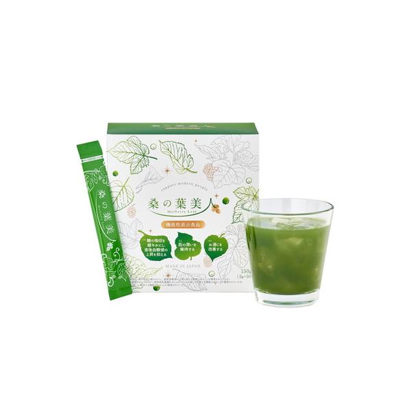 飲む野菜サラダ! 野菜不足などの食生活をサポートします！！抹茶味で、おいしくて飲みやすい粉末タイプ。桑の葉美人は桑の葉、大豆イソフラボン、抹茶、乳酸菌、の４つの要素がポイントで、のおいしく飲みやすい粉末タイプの食品です。成長期のお子様から中...