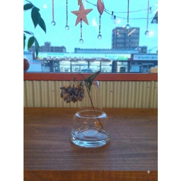 ガラス花瓶 シンプル おしゃれ 安定感 底厚 花器 ガラスベース フラワーベース 透明 生花 ドライフラワー 一輪挿し インテリア雑貨