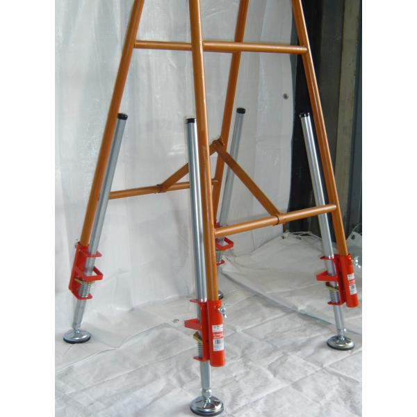 安全ストッパー　丸棒脚立用　未使用品　5セット goanzeni_1011