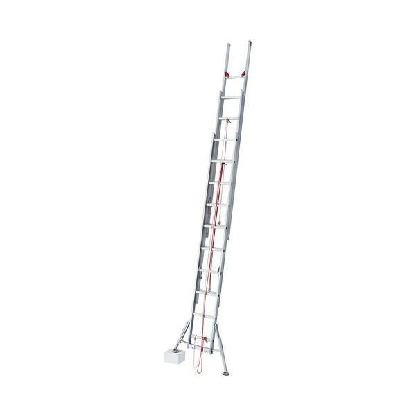 長谷川工業 LH3-80 アルミ3連はしご スタビライザー付 ラクノリ 全長 7.88〜8.10m  [法人限定]