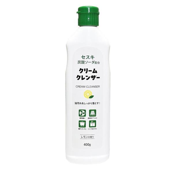 ミツエイ セスキ炭酸ソーダ配合クリームクレンザーホワイト [単品内容量/400g]