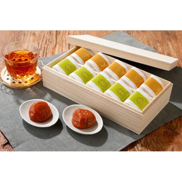 ＴＶ雑誌で大絶賛！贈答用はちみつ梅とこんぶ梅の１級品梅のものだけ１粒づつ個包装で包みました。【10粒入】紀州南高梅だけを使いました！贈答用対応手提げ袋 / NO 4 ※手提げ袋は有料となっております。ご入用の場合は下記リンクよりご注文下さい。