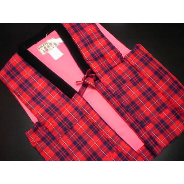 日本製女児用袖無し半纏(5〜6歳用)