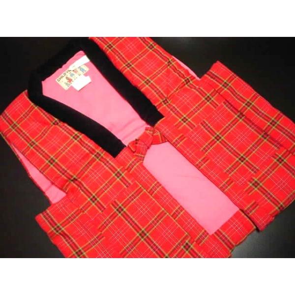 日本製女児用袖無し半纏(5〜6歳用)