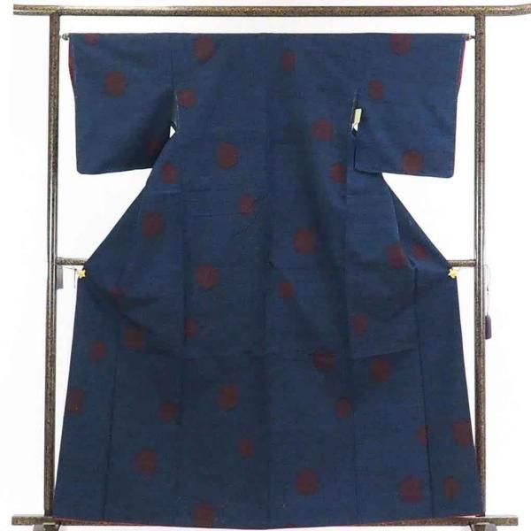 紬 身丈165cm 裄65cm 前幅24cm 後幅30cm 袖丈49cm レディース 袷