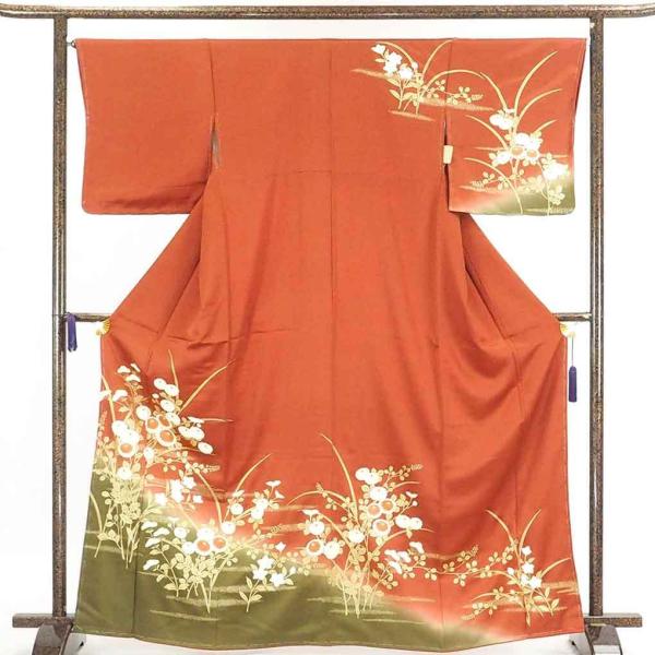 訪問着 リサイクル 身丈166cm 裄66cm 前幅22.5cm 後幅30cm 袖丈49cm 