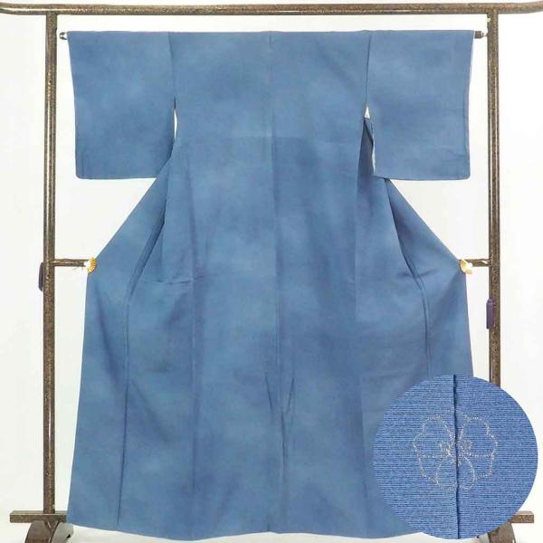 正絹【袷】色無地 花菱地紋 青磁色 身丈160cm裄64cm 正絹【袷】色無地 花菱地紋 青磁色 身丈160cm裄64cm - メルカリ