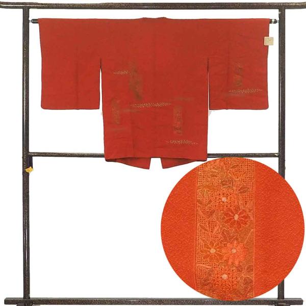 コート コート丈78cm 裄63cm 袖丈50cm 袖幅33cm レディース 袷 花柄 裄