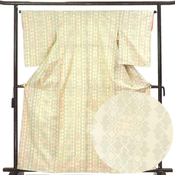 紬 身丈163cm 裄65cm レディース 袷 裄Mサイズ 秋冬春用 正絹（シルク