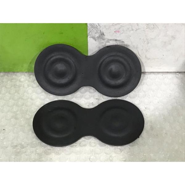 フィアット 500 ABA-31212 ドリンクホルダー用マット2個セット