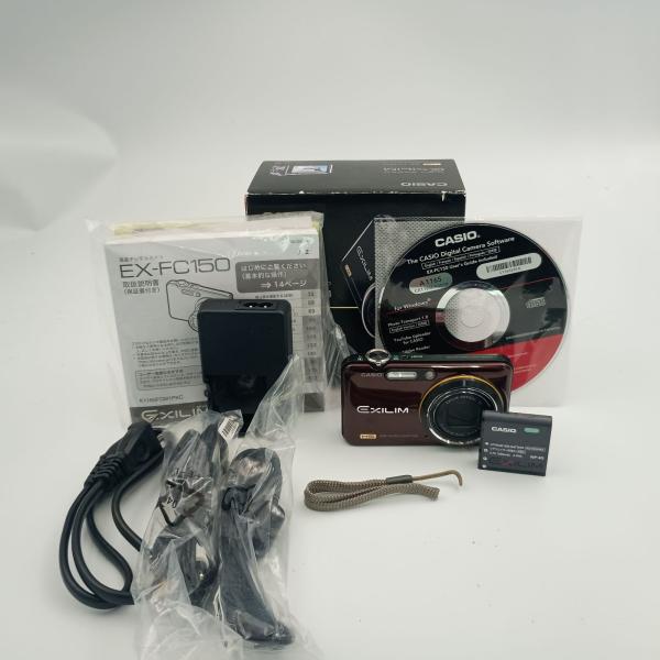 CASIO EXILIM EX-FC150 Compact DIGITAL Camera Red