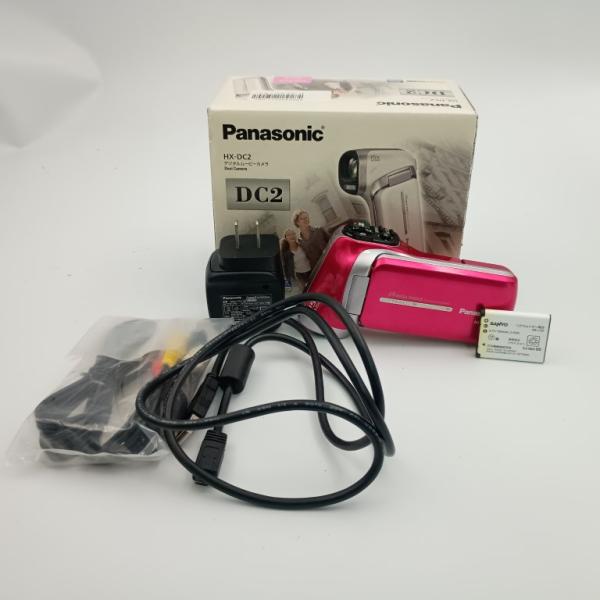 美品　パナソニック HX-DC2 デジタルムービーカメラ　ピンク　フルHD 縦型 Panasonic（パナソニック） Panasonic HX-DC2 ピンク デジタルムービー