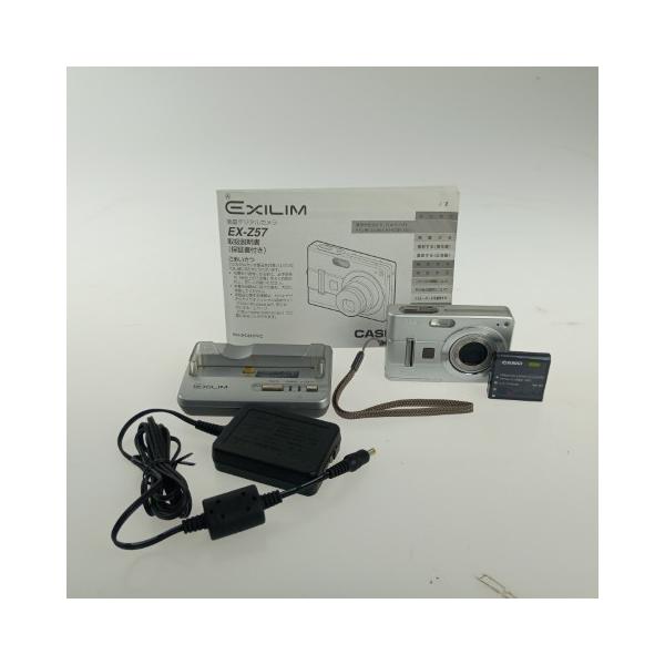 CASIO EXILIM EX-Z57 動作確認済 シルバー 付属品付 美品 CASIO（カシオ） Casio EXILIM EX-Z57 Silver コンパクトデジタル