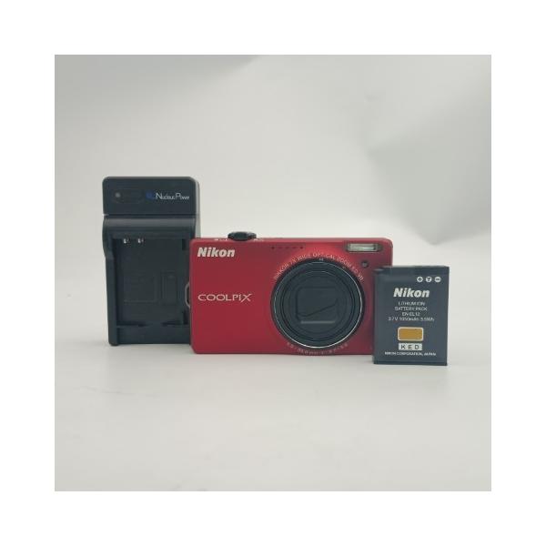 Nikon COOLPIX S6000 Red コンパクトデジタルカメラ