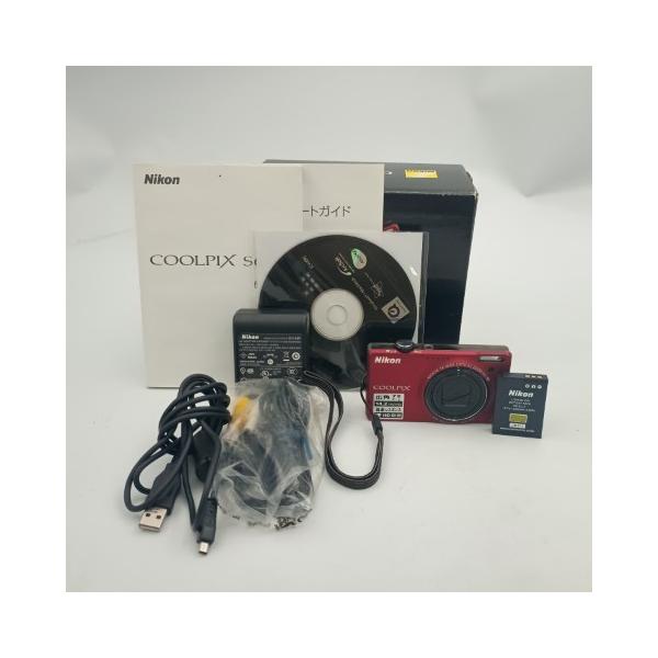 Nikon COOLPIX S6000 Red コンパクトデジタルカメラ