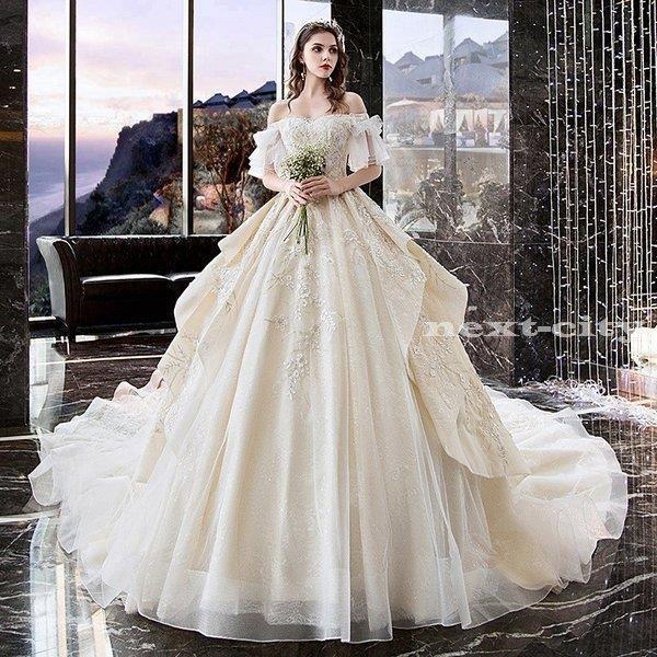 ウェディングドレス 結婚式 大きいサイズ 袖あり パーティー ウェディングドレス 結婚式 大きいサイズ 袖あり パーティー
